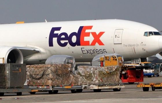 Transfert de marchandises par conteneur